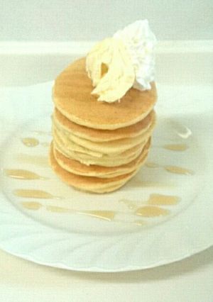 我が家のふんわりホットケーキタワー♪-レシピのメイン写真