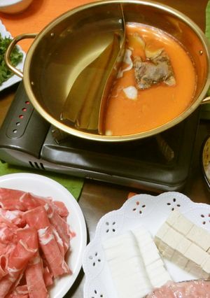 BRITAのお水で「BRIしゃぶ」二色鍋-レシピのメイン写真