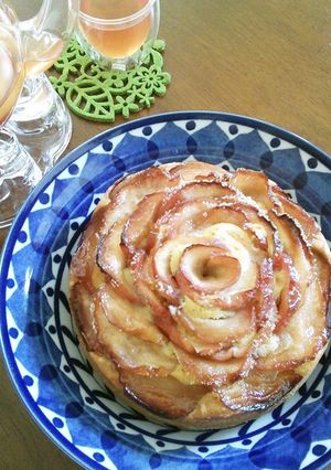 紅玉の薔薇パウンドケーキ-レシピのメイン写真