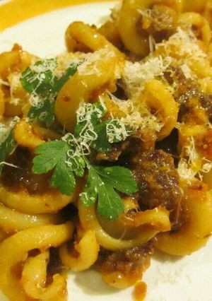 圧力鍋Italian★牛スジでボロネーゼ-レシピのメイン写真