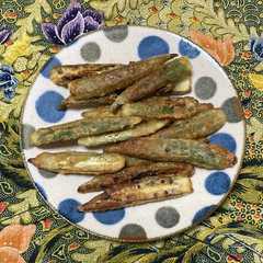 รูปของ オクラの揚げ焼き