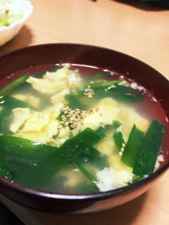 ニラ玉スープ-レシピのメイン写真