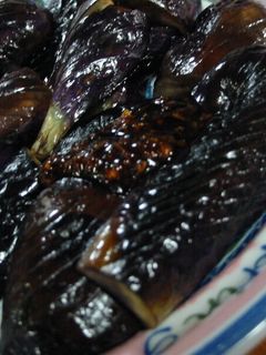 にんにく醤油だれで食べる、焼きなす-レシピのメイン写真