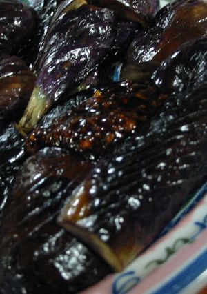にんにく醤油だれで食べる、焼きなす-レシピのメイン写真