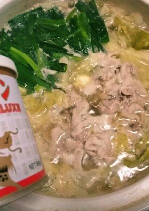 創味シャンタンDXで塩バターにんにく鍋✽-レシピのメイン写真