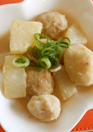 里芋×大根×肉だんごの味噌ミルク煮-レシピのメイン写真