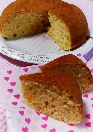 ココナッツオイルで酒粕ケーキ-レシピのメイン写真