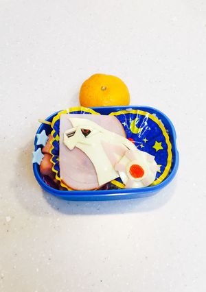 ポケモン☆パルキア☆キャラ弁-レシピのメイン写真
