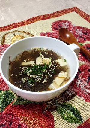 中華風もずくスープ-レシピのメイン写真