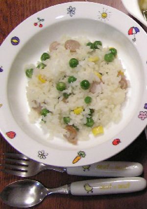 子供も喜ぶグリーンピースご飯♪-レシピのメイン写真