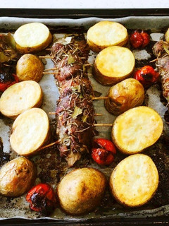 簡単!巻いて焼くだけ豚肉のハーブロースト-レシピのメイン写真