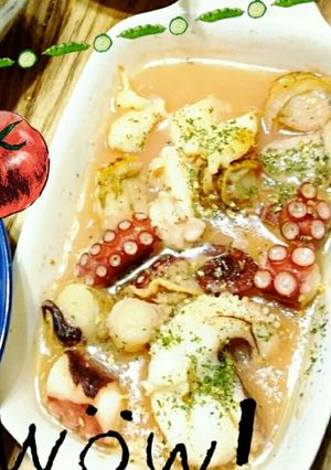 のせて焼くだけ♪海鮮ガーリック焼き-レシピのメイン写真