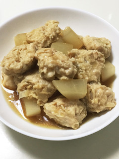 鶏団子と大根の煮物♩黄金比で簡単♡-レシピのメイン写真