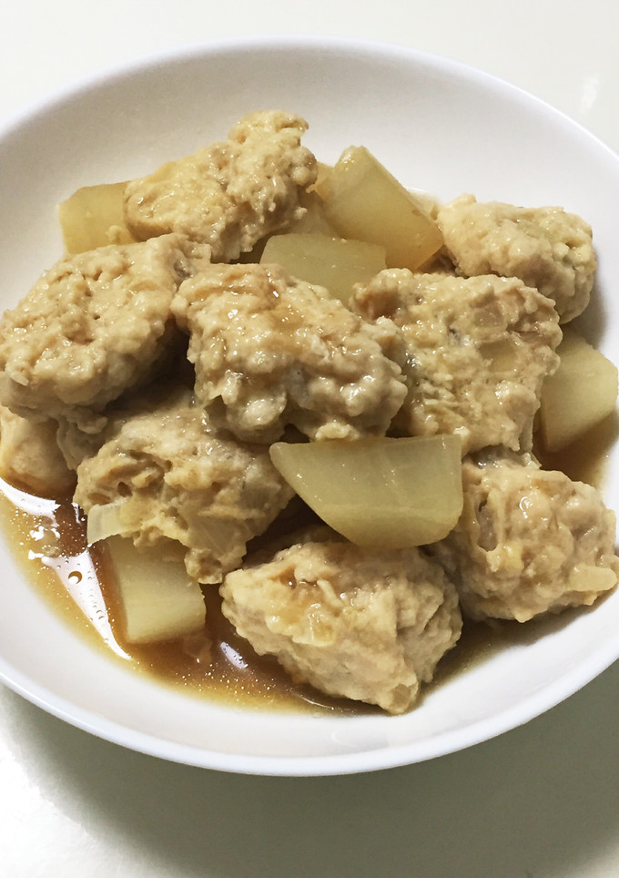 鶏団子と大根の煮物♩黄金比で簡単♡-レシピのメイン写真
