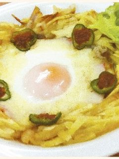 井芹さん家の簡単じゃがいもの目玉焼き♪-レシピのメイン写真