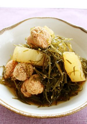 旨みが凝縮！大根と辛子明太子と昆布の煮物-レシピのメイン写真