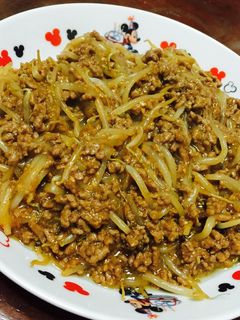 ✩もやしと豚ひき肉のピリ辛味噌炒め✩-レシピのメイン写真