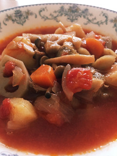 野菜たっぷりミネストローネ-レシピのメイン写真