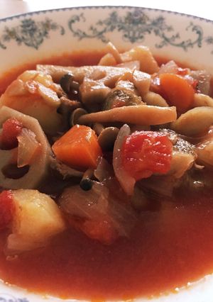 野菜たっぷりミネストローネ-レシピのメイン写真