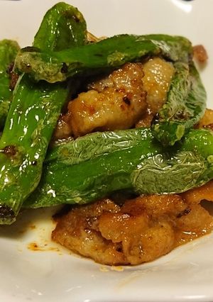 豚バラ肉とししとうのピリ辛甘味噌炒め-レシピのメイン写真