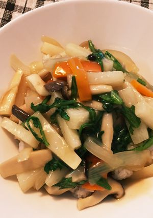 たっぷり野菜のとろみ炒め丼♩-レシピのメイン写真