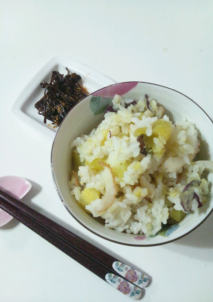 さつま芋と竹輪の炊き込みご飯＊佃煮付＊-レシピのメイン写真