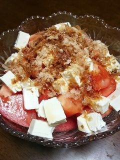 トマトとクリームチーズの和風サラダ-レシピのメイン写真