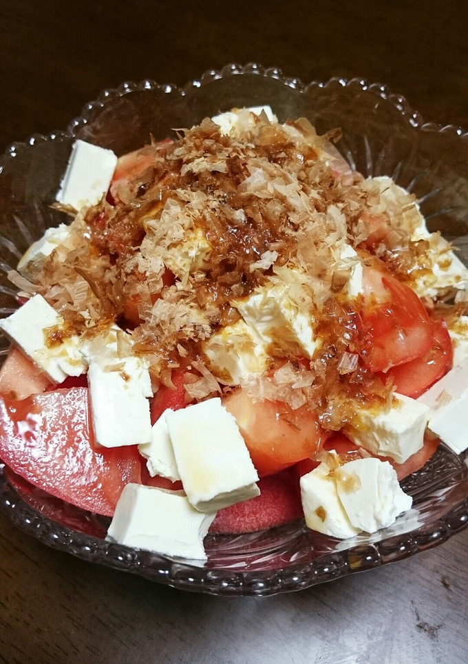 トマトとクリームチーズの和風サラダ-レシピのメイン写真