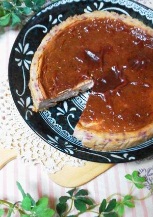 ブルーベリーのベイクドチーズケーキ【覚書-レシピのメイン写真