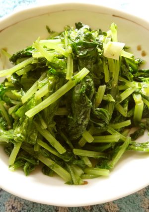 葉大根のにんにく炒め-レシピのメイン写真