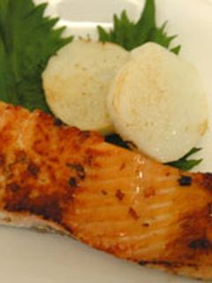大葉の香る 鮭の漬け焼き-レシピのメイン写真
