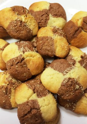 卵を使わないチェッククッキー-レシピのメイン写真