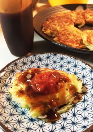 キャベツが主役♪簡単お好み焼き-レシピのメイン写真