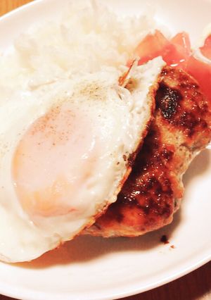目玉焼きハンバーグ-レシピのメイン写真