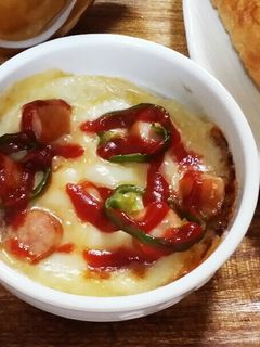 ピザ風ココットカマン-レシピのメイン写真