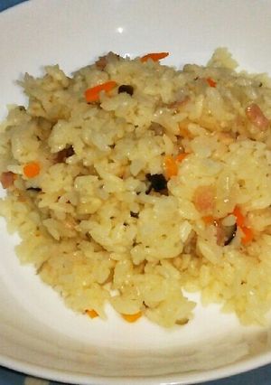 硬く炊けたご飯でピラフ風にアレンジ♪-レシピのメイン写真