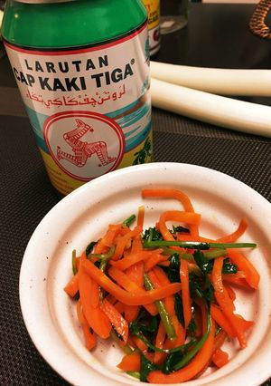 人参とパクチーのアジアンきんぴら-レシピのメイン写真