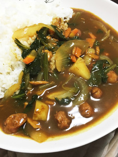 シーチキンとほうれん草の具沢山カレー-レシピのメイン写真