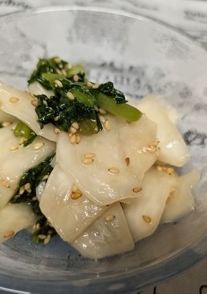 かぶとかぶの葉のナムル-レシピのメイン写真