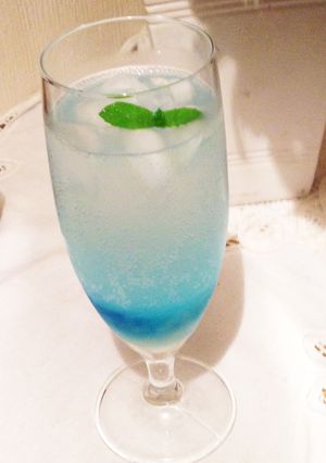 かき氷シロップとカルピスセパレートソーダ-レシピのメイン写真