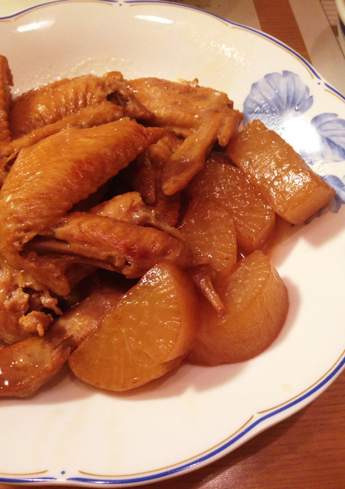 圧力鍋で手羽と大根の煮物-レシピのメイン写真