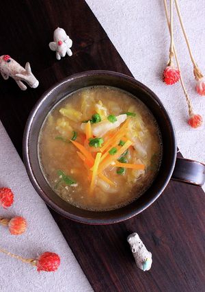 野菜たっぷりのチーズ味噌スープ-レシピのメイン写真