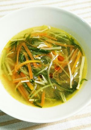 野菜たっぷり♪ ヘルシー酸辣湯-レシピのメイン写真