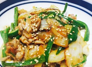 豚コマとピーマンと玉ねぎの味噌炒め-レシピのメイン写真