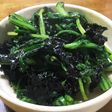 春菊の海苔炒め