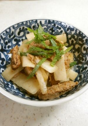 大豆のお肉と大根の炒め煮-レシピのメイン写真