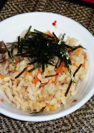 発芽玄米でにんじんご飯-レシピのメイン写真