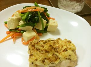 鶏胸肉のマスタード焼き〜魚焼きグリルで-レシピのメイン写真