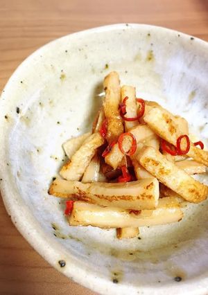 ずぼらちゃんおかず♡ちくわの甘辛炒め-レシピのメイン写真