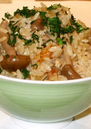 簡単きのこくるみ炊き込みご飯♪失敗しない-レシピのメイン写真